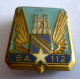 INSIGNE BA 112 BASE AERIENNE REIMS - Dos Guilloché Doré Embouti - DRAGO PARIS A 565 - Forze Aeree