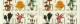 LUXEMBOURG Carnet De Timbres-Poste Autocollants (6x0,50+6x0,10euro) Champignons,Mushrooms,Pilze 2004 Dos Blanc - Plaatfouten & Curiosa