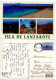 Spain 1995 Postcard Isla De Lanzarote - Scenic Views Of Beach, Coast, Camels; 60p. Volver A Empezar Motion Picture Stamp - Lanzarote