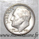 ÉTATS UNIS - KM 195 - 1 DIME 1956 - Philadelphie - ROOSEVELT - TTB - 1946-...: Roosevelt