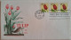 1991..USA.. FDC WITH STAMPS AND POSTMARKS..Tulip - 1991-2000