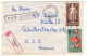 Roumanie - Lettre Recom De 1957 - Oblit Timisoara - Lénin - Fleurs - - Storia Postale