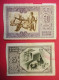 1937 Lot De 2 Billetes El Banco De Espana Bilbao Locale 50 & 25 Pesetas Dos Scanné - Autres & Non Classés