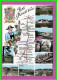 CPM LES VINS DE BOURGOGNE - Carte Plan De La Route Gevrey Clos Vougeot  Nuit St Geoges Aloxe Corton Vignoble Vigne - Bourgogne