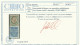 170 Italia Regno - Pubblicitari 1924-25 - L. 1 Columbia N. 19. Cat. € 3600,00. Cert. Cilio. SPL MNH - Pubblicitari