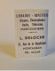 Delcampe - Ancien Mini Calendrier. Almanach. Ilustration  Cigogne . Année 1969. Publicité Deloche Montauban. - Tamaño Pequeño : 1961-70