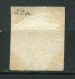 26201 Suisse N°29a° 20 R. Orange Helvetia (Fil De Soie Vert)  1854-62 B/TB - Usati