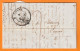 1839 - Lettre Pliée De Bayonne, Pyrénées Atlantiques (grand Cachet) Vers Limoux, Aude - Taxe 7 - Cachet à Date D'arrivée - 1801-1848: Precursors XIX