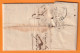 1836 - Lettre Pliée De 3 Pages De Saint Chinian, Hérault (grand Cad) Vers Limoux, Aude (cad Fleurons) - Taxe 4 - 1801-1848: Precursores XIX