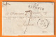 1828 - Marque Postale 64 BAYONNE 33 X 4 Mm Et Dateur Sur Lettre Pliée De 3 Pages Vers Limoux, Aude - Dateur - Taxe 7 - 1801-1848: Voorlopers XIX