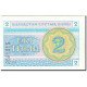 Billet, Kazakhstan, 2 Tyin, 1993, KM:2a, NEUF - Kazakhstán