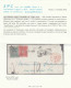 57 - 1860 - Grande Frammento Di Lettera Affrancato Con 20 C. Azzurro Grigio + 40 C. Carminio Scarlatto N. 20b+21a Usati - Toskana