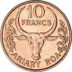 Madagascar, 10 Francs, 2 Ariary, 1991 - Madagascar