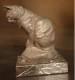 Delcampe - REPRODUCTION SCULPTURE DU CHAT ASSIS D'ANTOINE LOUIS BARYE - Sonstige & Ohne Zuordnung