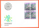 5xFDC .SERIE+TIMBRES ISOLES+BLOCS DE 4. DE COLLECTION . C/.S.B.K. Nr:763/64. Y&TELLIER Nr:1298/99. MICHEL Nr:1370/71. - FDC