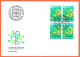 5xFDC .SERIE+TIMBRES ISOLES+BLOCS DE 4. DE COLLECTION . C/.S.B.K. Nr:763/64. Y&TELLIER Nr:1298/99. MICHEL Nr:1370/71. - FDC