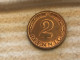 Münze Münzen Umlaufmünze Deutschland 2 Pfennig 1978 Münzzeichen F - 2 Pfennig