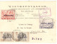 Greece PC Stamps Surcharged Greek Censor 226 1945 > France Paris - Storia Postale