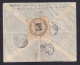 TURKEY - Letter Sent By Registered Mail From Halep To Trieste. On Reverse Transit Cancel And Marking Of Cens... / 2 Scan - Otros & Sin Clasificación