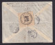 TURKEY - Letter Sent By Registered Mail From Halep To Trieste. On Reverse Transit Cancel And Marking Of Cens... / 2 Scan - Other & Unclassified