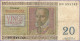 BELGIE - 20 FRANK - 03-04-1956 - Nr P08 995789 - ROLAND DE LASSUS & PHILIPPUS DE MONTE - Altri & Non Classificati