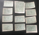 12 GB QV 3shillings Judicature Fees Perfin See Photos - Cinderellas