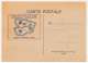 FRANCE - Carte Congrès National Ligue De L'Enseignement Angers 23/27 Juillet 1947 - Obl. Temporaire - Vignette Au Dos - Cachets Commémoratifs