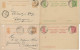 LUXEMBOURG - LOT DE 22 ENTIERS POSTAUX  DE 1889 A 1968  -OBLITERES ET NEUFS. - Postwaardestukken