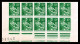 France N°1115A Moisonneuse Bloc De 10 Bord De Feuille RR Non Dentelé ** MNH (Imperf) + Epreuve De Luxe RRR - 1951-1960