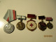 RUSSIA USSR LOT OF MEDALS AWARDS BADGES TO WOMAN , RED CROSS BLOOD DONOR , 19-13 - Russie