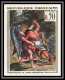 France N°1376/1377 Lutte De Jacob Avec L'Ange Delacroix Sainte Foy Conches Tableau Painting Non Dentelé Imperf Cote 250 - 1961-1970