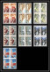 France N°1435 / 1441 Série Touristique  1965 Non Dentelé ** MNH (Imperf) Bloc 4 Cote 640 RRR - 1961-1970