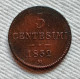 Lombardo-Veneto 5 Centesimi 1852M - Administration Autrichienne