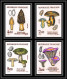 France N°2488 / 2491 Champignons De France (mushrooms Funghi) 1987 Non Dentelé ** MNH (Imperf) Cote 120 Euros - 1981-1990