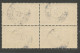 AEF  N° 163 Bloc De 4 Cachet BRAZZAVILLE RP 2 Sept 1941/ Used - Oblitérés