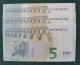 5 EURO SPAIN 2013 LAGARDE V014A1 VC CORRELATIVE TRIO SC FDS UNCIRCULATED PERFECT - 5 Euro