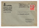 1955. YUGOSLAVIA,SLOVENIA,LJUBLJANA,FLAM:TEXTILE FACTORY N. MESTO,HEADED COVER TO SARAJEVO,IZOLIRKA,LJUBLJANA-MOSTE - Cartas & Documentos