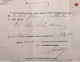 Méximieux Courrier Du Chef De Gare, Chemin De Fer PLM,( Obl. Gros Chiffres 2342 ) Du 28 Février1863 Pour Chalamont - Bahnpost