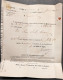 Delcampe - Méximieux Courrier Du Chef De Gare, Chemin De Fer PLM,( Obl. Gros Chiffres 2342 ) Du 28 Février1863 Pour Chalamont - Correo Ferroviario