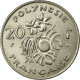 Monnaie, French Polynesia, 20 Francs, 1967, Paris, TTB, Nickel, KM:6 - Polynésie Française