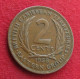 British Caribbean Territories 2 Cents 1958 KM# 3 *VT Caraibas Caraibes Orientales - Britse Caribische Gebieden