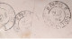 Delcampe - La Verpillière 38 Recommandé 12-1895 Sage 40c ' OR '38, Notaire, Paris Beaucoup Cachets D'arrivée Et Retour A L'envoyeur - 1877-1920: Semi-moderne Periode