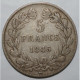 GADOURY 678a - 5 FRANCS 1845 W Lille TYPE LOUIS PHILIPPE 1er - TTB - KM 749.13 - 5 Francs