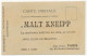 CPA - BIARRITZ (Pyrénées Atlantiques) - Multi-vues, Dessin Type Grüss - Au Dos, Repiquage Publicitaire MALT KNEIPP - Biarritz