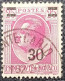 MONACO. Y&T N°104. Prince Louis II. Surchargé. Cachet De Monte-Carlo. - Usati