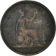 Monnaie, Grande-Bretagne, Victoria, Farthing, 1861, TB+, Bronze, KM:747.2 - B. 1 Farthing