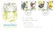 GREAT BRITAIN - SMALL COLLECTION FDC 1980-1982 / 5082 - Collezioni