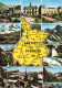 CARTES GEOGRAPHIQUES - Multivues - Huates-Pyrenees - Carte Postale - Landkaarten
