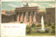 41363869 Brandenburgertor Berlin Kuenstlerkarte No. 106 Brandenburgertor - Brandenburger Door
