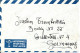 Greece Air Mail Cover Sent To Germany 19-12-1950 Single Franked On The Backside Of The Cover - Lettres & Documents